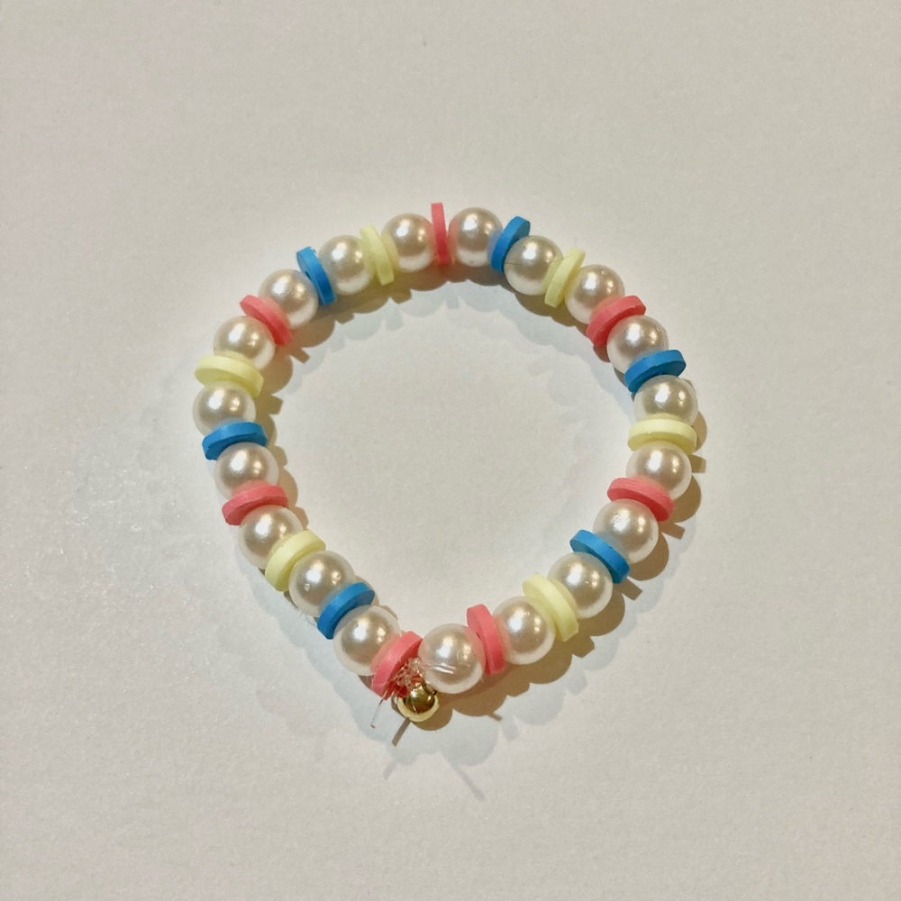Homemade Clay Bead Bracelet